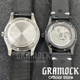 Retro Watch 200m Waterproof Leather Bracelet Domed Sapphire Pilot Dive - Inspirational Watches