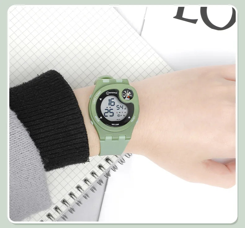 LED Electronic Kids Watch with Soft Silicone Strap Inspirational Watches