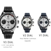 Mechanical Chronograph Panda Wristwatch Air Force Sapphire Waterproof Inspirational Watches