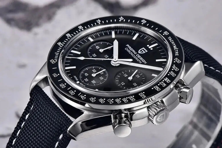 Luxury Business Mens Watches Chronograph AR Sapphire Mirror Waterproof - Inspirational Watches