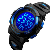 LED light Display Digital Alarm Clock 5Bar Waterproof Kids Sports Watch Inspirational Watches