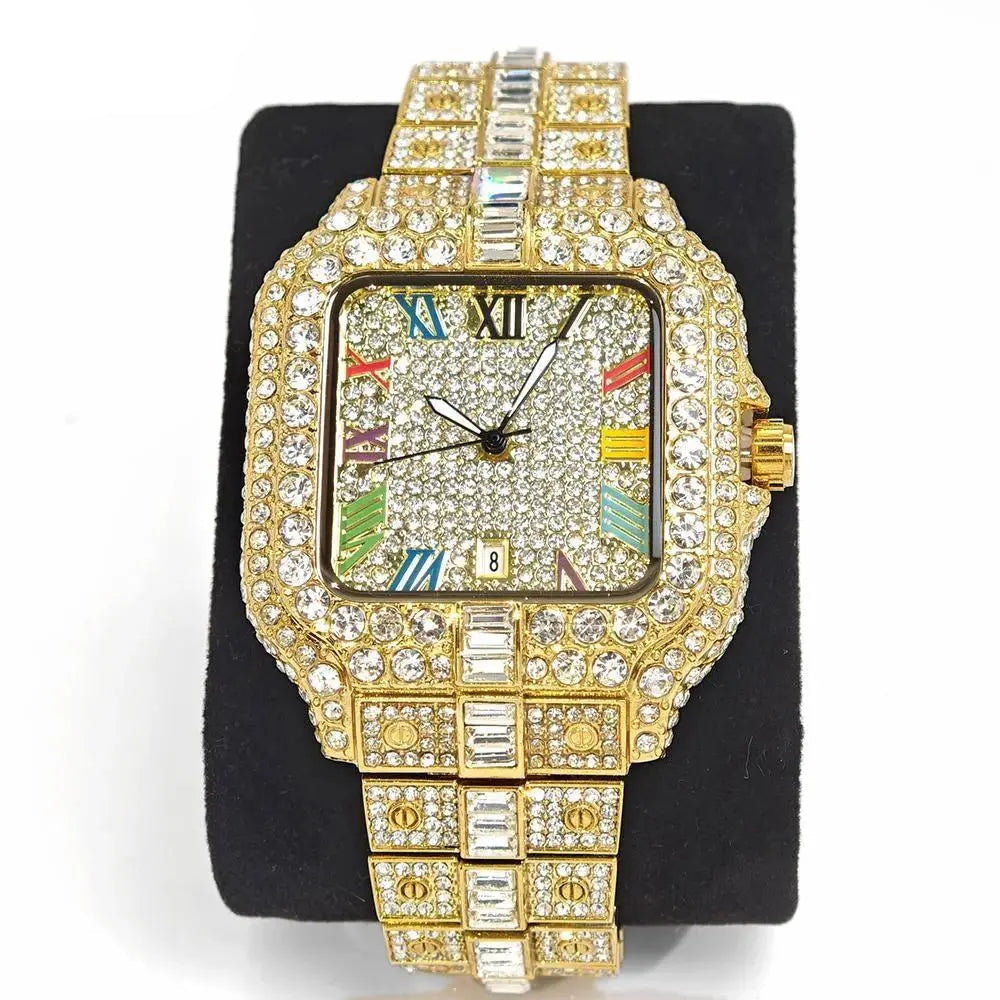 Rainbow Luxury Diamond Watch - Inspirational Watches
