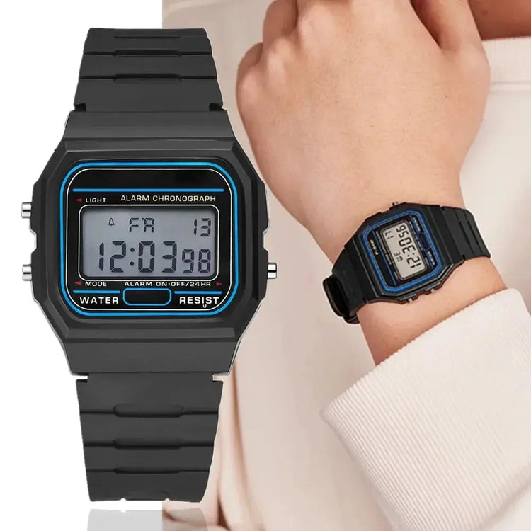 Minimalist Square LED Sports-style Men&