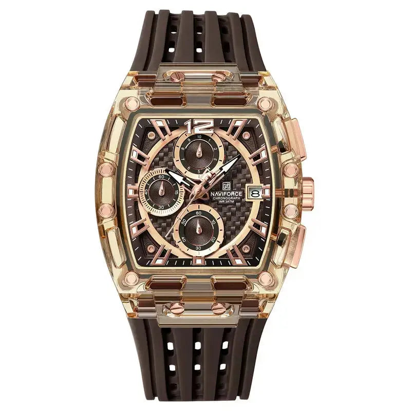 Transparent Tonneau Chronograph Watch Inspirational Watches
