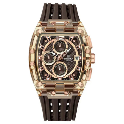 Transparent Tonneau Chronograph Watch Inspirational Watches