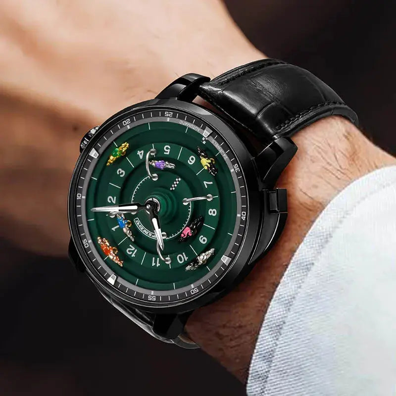 Horse Gambling Full Automatic Mechanical Inspirational Watches