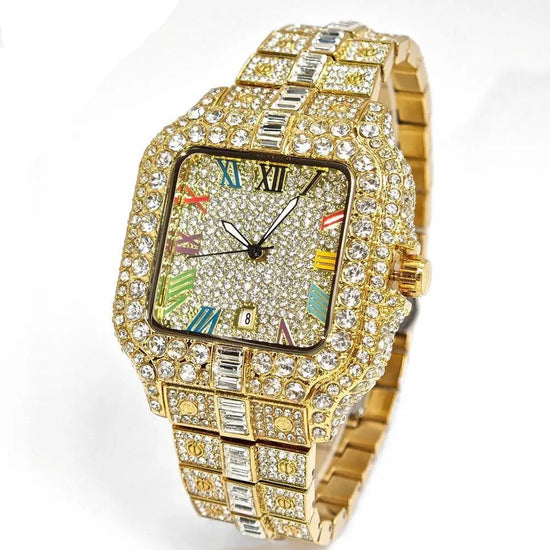 Rainbow Luxury Diamond Watch - Inspirational Watches