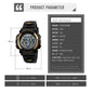 LED light Display Digital Alarm Clock 5Bar Waterproof Kids Sports Watch Inspirational Watches