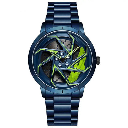 360 Degree Rotating Wheel Rim Dial Watch Inspirational Watches