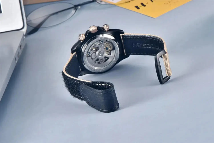 Automatic Mechanical Watch 40MM Rainbow Circle Multifunction Wristwatch Inspirational Watches