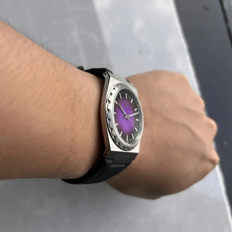 Stainless Steel Rubber Sapphire Crystal Waterproof 100m watch - Inspirational Watches