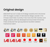 World Time Luxury Business Formal Automatic Mechanical Inspirational Watches