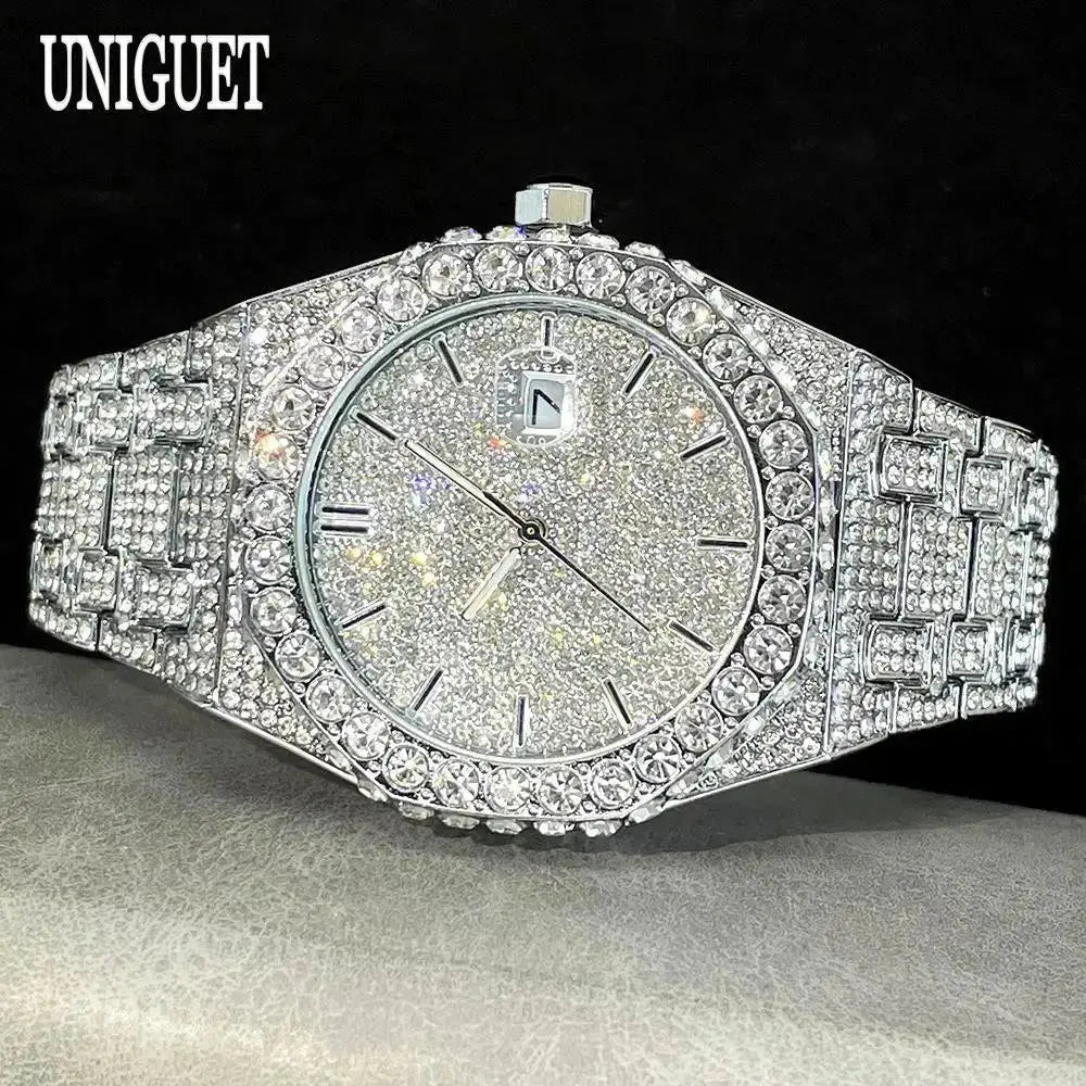 Luxury Iced Out Waterproof Watch - Inspirational Watches