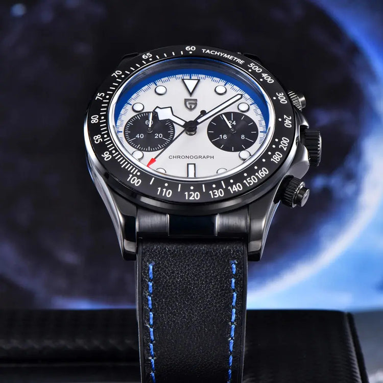 Chronograph Watch Racing car Sport Waterproof AR Sapphire glass - Inspirational Watches