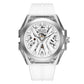 Skeleton Dial Men Mechanical Watch Silicone Strap Inspirational Watches