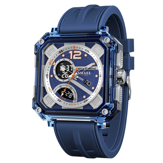 Military Watches Men Watch 2025 New 50M Waterproof Wristwatch Stopwatch Alarm LED Light Digital Watches 8121 Men&