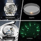 Automatic Luxury Waterproof Hollow Skeleton Watch - Inspirational Watches