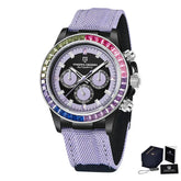Automatic Mechanical Watch 40MM Rainbow Circle Multifunction Wristwatch Inspirational Watches