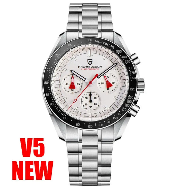 Luxury Business Mens Watches Chronograph AR Sapphire Mirror Waterproof - Inspirational Watches