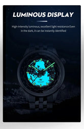 World Time Original Automatic Mechanical High Quality Sapphire Inspirational Watches