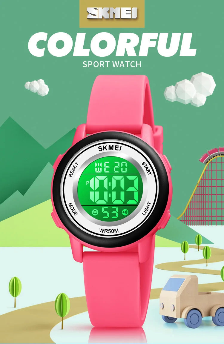 50M Waterproof Kids Watch Inspirational Watches