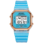 Multifunctional LED Digital Kids Sports Watch Inspirational Watches