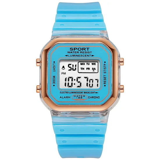 Multifunctional LED Digital Kids Sports Watch Inspirational Watches