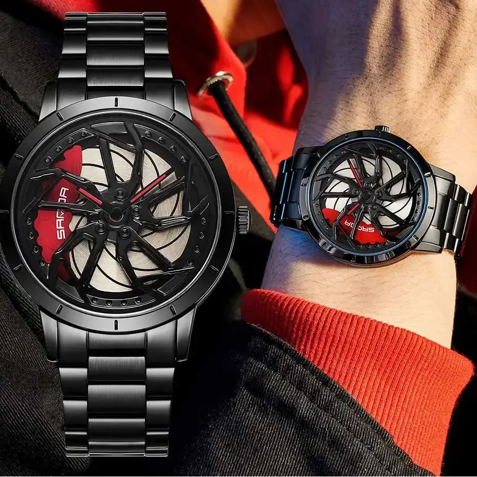 Rotating Wheel Dial Watch Inspirational Watches