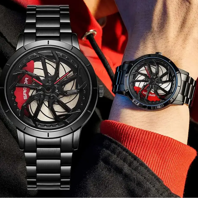 Rotating Wheel Dial Watch Inspirational Watches