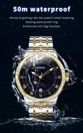 Original Automatic Watch for Men Luxury Japanese Diamond Luminous Inspirational Watches