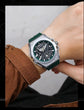 Skeleton Dial Men Mechanical Watch Silicone Strap Inspirational Watches