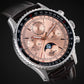 Moon phase Pilot Chronograph Mechanical Tianjin ST1908 Movement Inspirational Watches