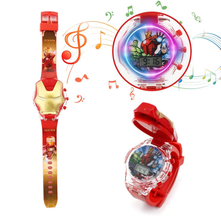 Colorful Super Hero Kids Watch Inspirational Watches