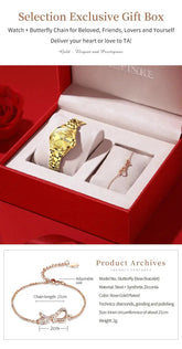 Gold Phoenix Women Luxury Swiss Certified Automatic Mechanical Watch - Inspirational Watches