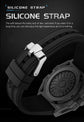 Skeleton Dial Men Mechanical Watch Silicone Strap Inspirational Watches