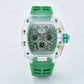 six-pin multi-functional running second engraving hollow quartz watch - Inspirational Watches