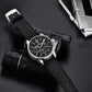 Chronograph Japan Vk63 Sport Quartz Wristwatch Sapphire Date 100m Waterproof - Inspirational Watches