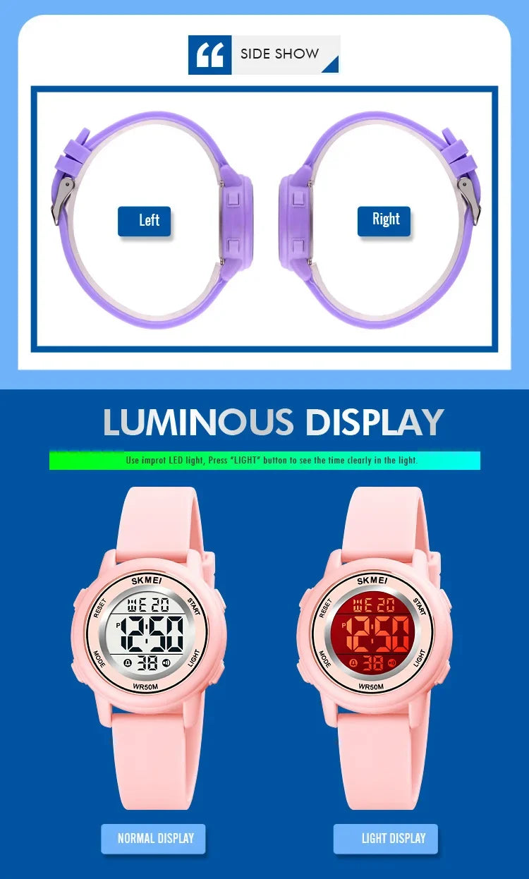 Waterproof Kids Sports Watch Inspirational Watches