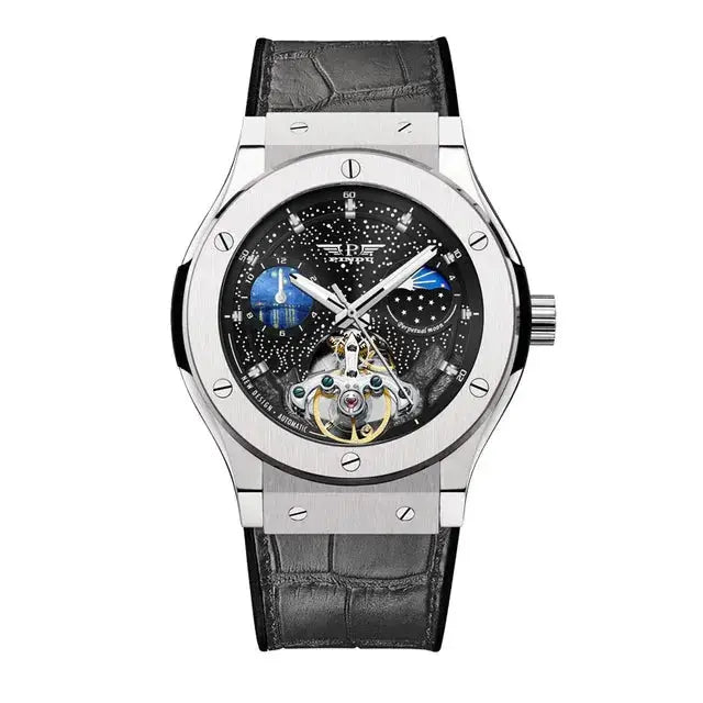 Moon Phase Automatic Luxury Fashion Business Watch Inspirational Watches