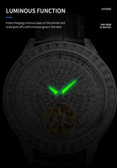 Diamonds Face Tourbillon Mechanical Luminous Waterproof Mechanical Inspirational Watches
