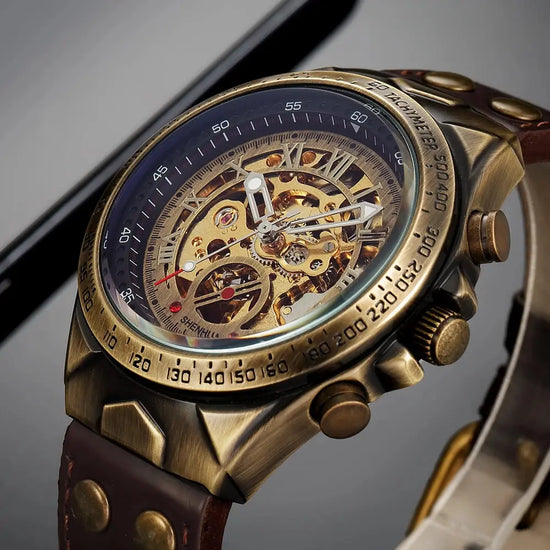 Retro with Genuine Leather Inspirational Watches