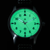 SEESTERN Watch Automatic Mechanical Wristwatches NH35 Movement Military Full Luminous Sapphire Crystal Waterproof Army Air Force Inspirational Watches