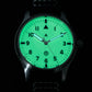 Automatic Mechanical Wristwatches NH35 Movement Military Full Luminous Sapphire Crystal Waterproof Army Air Force Inspirational Watches