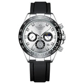 Chronograph Style Multifunction 6-Hand Big Dial Wristwatch for Business & Sports - Inspirational Watches