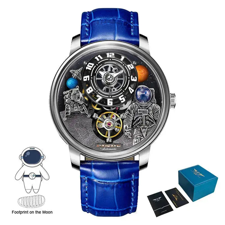 Space Series Unique Design Three-dimensional Dial Mechanical Watch - Inspirational Watches