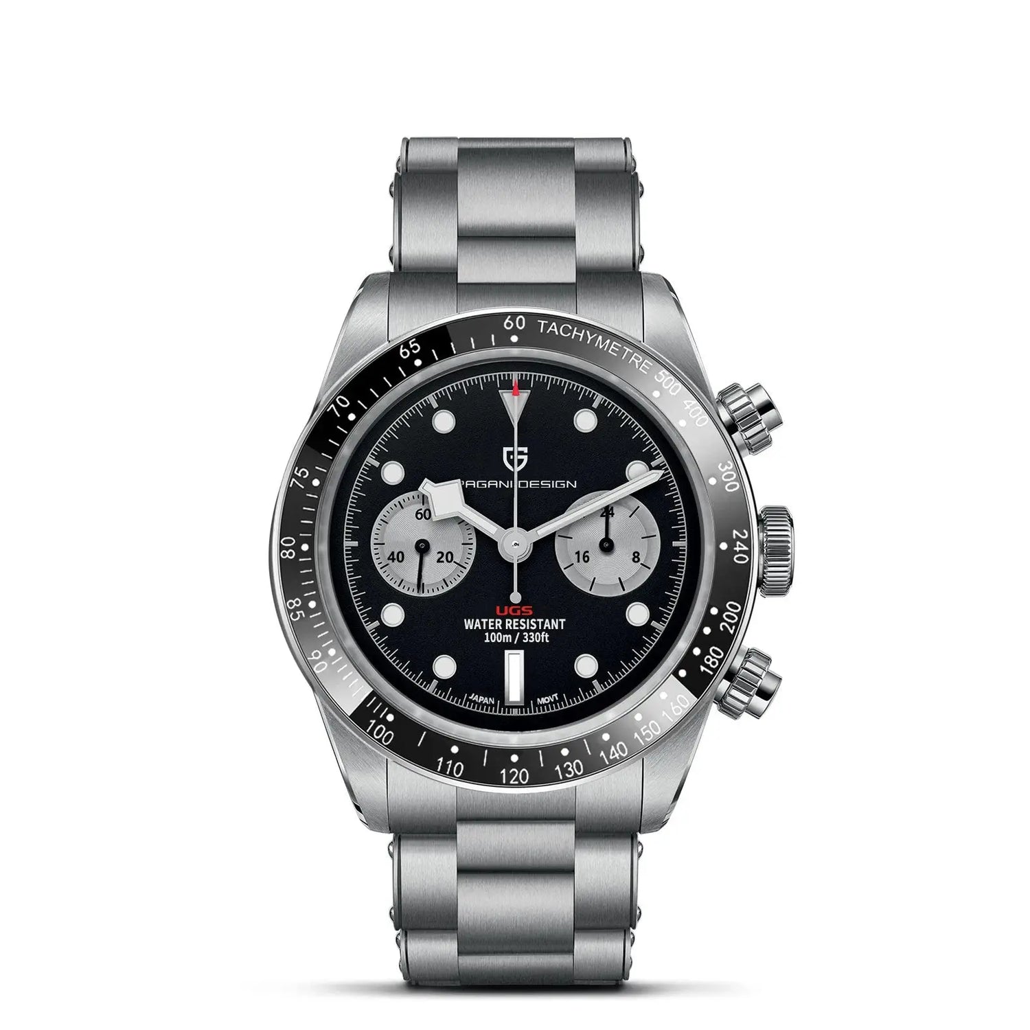 Panda Retro Sport Chronograph Luxury Quartz Watch For Men Sapphire mirror 10Bar Waterproof - Inspirational Watches