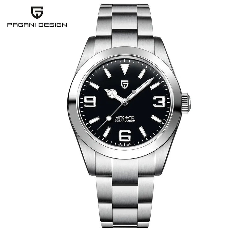 Sapphire Glass AR Coated Automatic Luminous Watch for Men Inspirational Watches