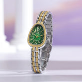 BERNY Snake-shaped Watch for Women Quartz Miyota 2035 Fashion Jewelry Bracelet Silver Gold Ladies Wristwatch Luxury Gift Watches Inspirational Watches