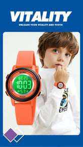 Waterproof Kids Sports Watch Inspirational Watches