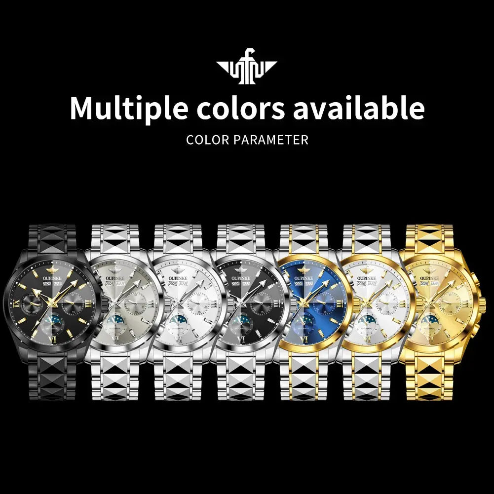 Luxury Business Moon Phase Watch - Inspirational Watches